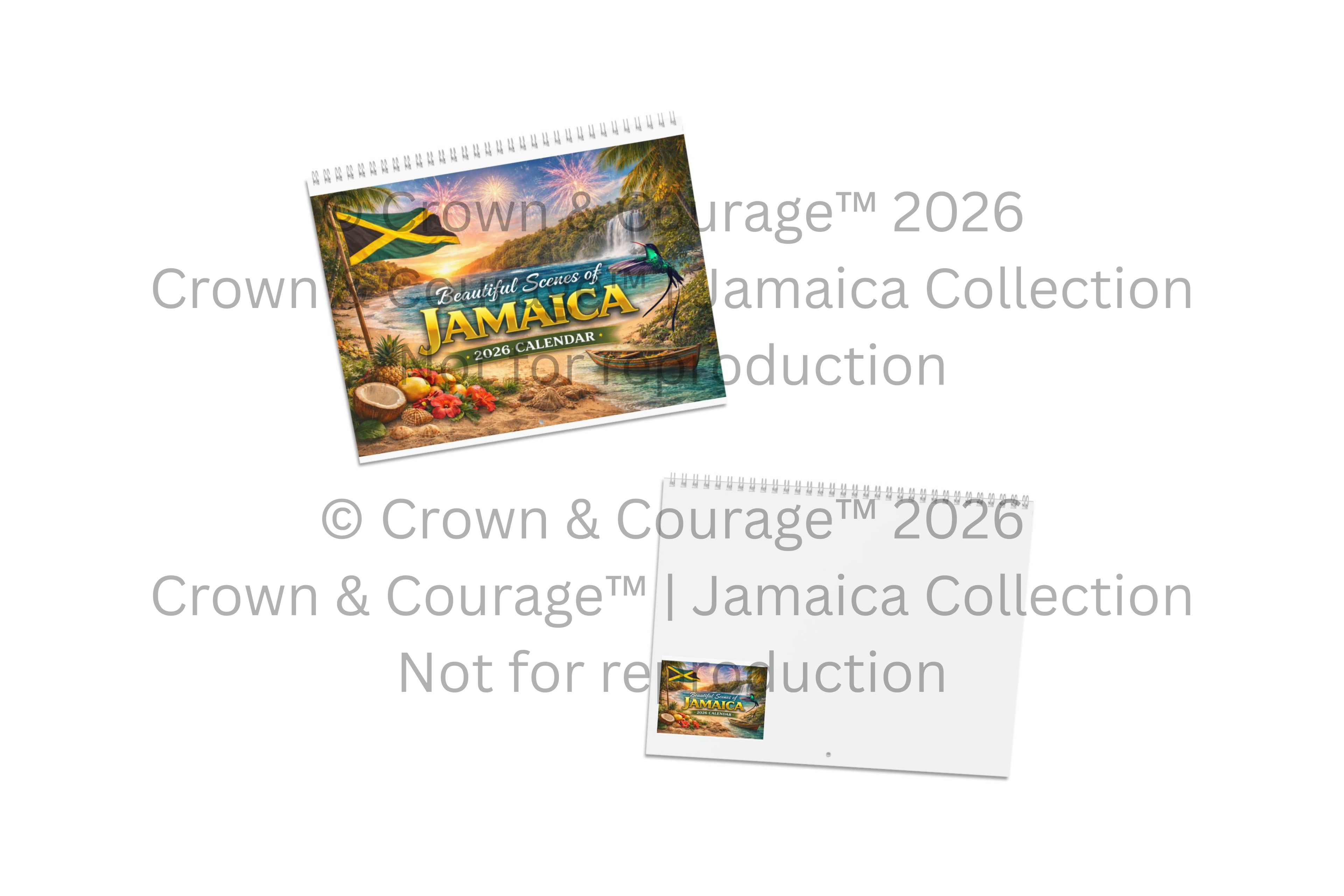 Jamaica Scenic Calendar 2026 | Wall Calendar